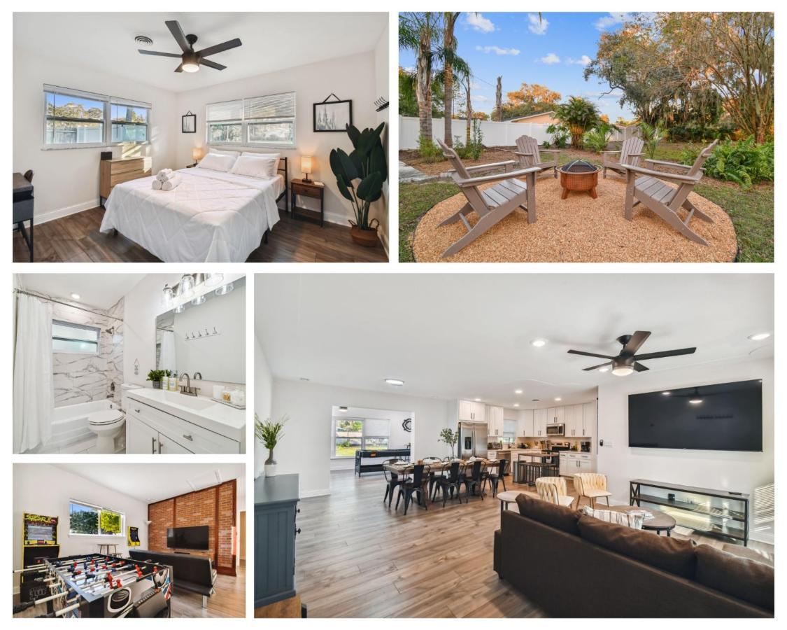 Plush Sheets, Games!, Huge Backyard, Massage Chair Tampa Buitenkant foto